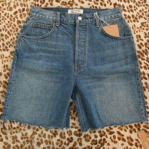 Reformation high waisted denim shorts NEW W/ TAGS